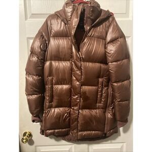North Face Torrey's Goose Down Maroon Purple Parka Puffer Coat Jacket - Sz S